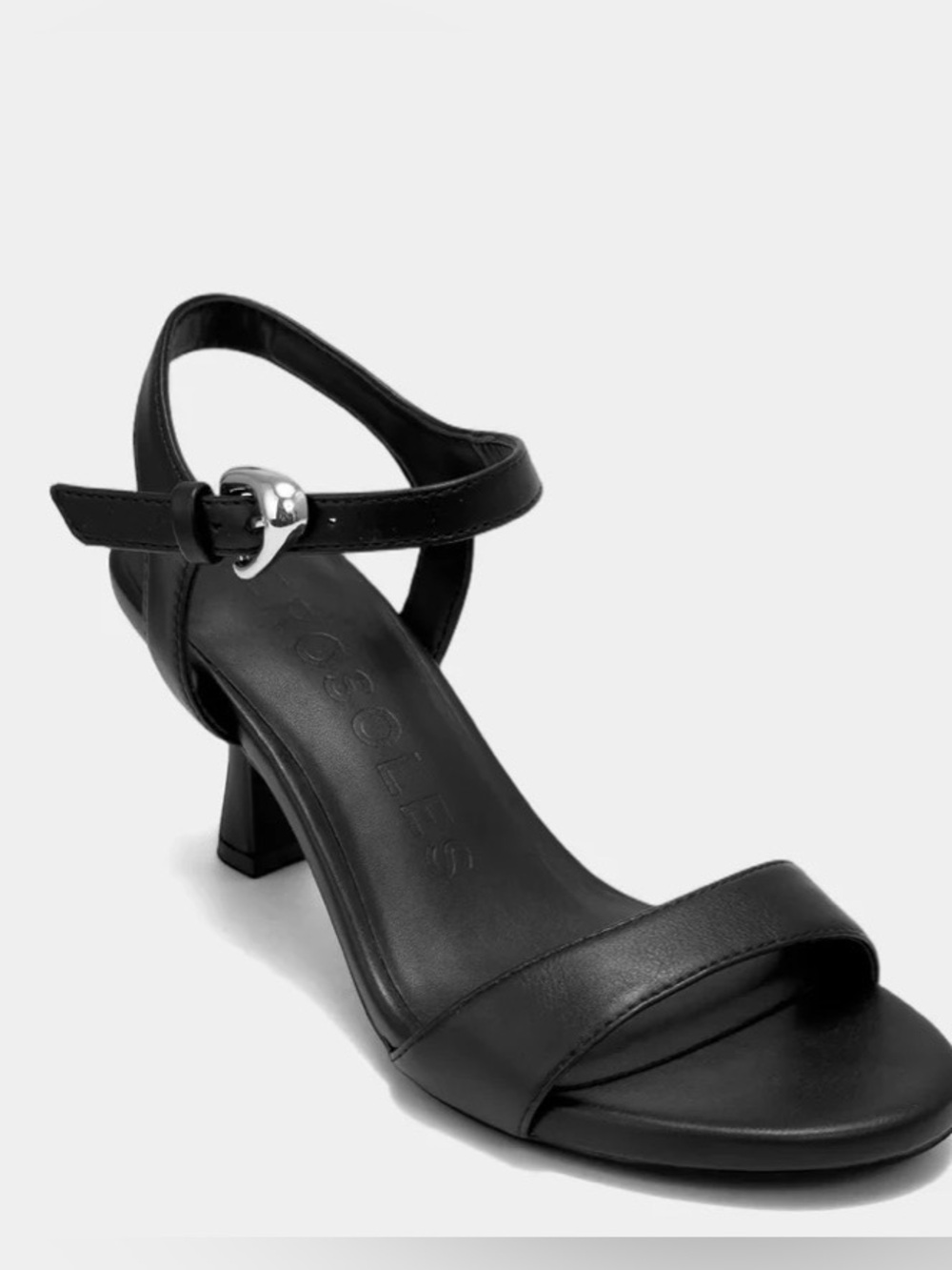 NWT $99 Aerosoles Comfortable Women's Heeled Sandal in Black Size 8